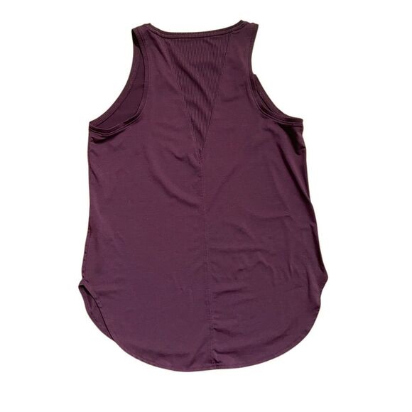 ATHLETA Essence Semi Fit Tank Top burgundy size Small - Picture 5 of 8